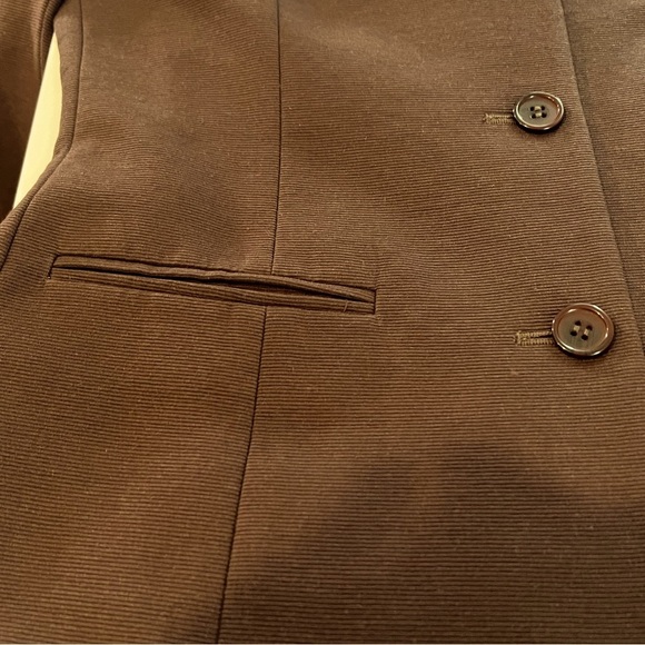 André Oliver Deep Brown Blazer Sz. 2 *NWT* - Picture 4 of 5